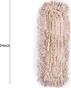 Microfiber Dust Mop Head Refills Pack of 2 for Hardwood Tile Laminate & Stone Floors (24'')