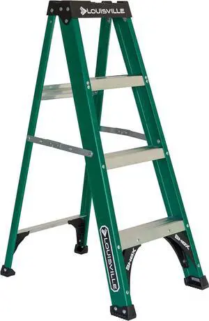 Louisville Ladder FS4004 4-Foot Step Ladder, 4 feet, Green