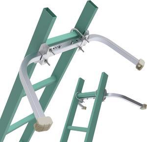 Ladder Stabilizer,Extended Ladder Stabilizer Accessory for Roof GutterWall,Ladder Stand-Off Aluminum Wing Span/Wall Ladder Standoff with Non-Slip Rubber Bottom pad.(Patent Pending)