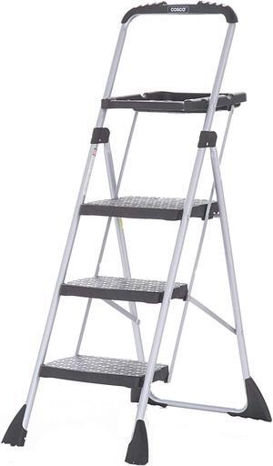 Cosco Max Steel Work Platform, Easy Fold One-Hand Lock, Convenient Project Trays, Stable & Secure, ANSI Rated 225 lbs, 10 Year Warranty
