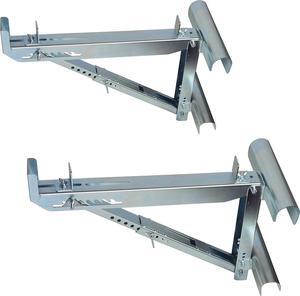 Ladder Jacks Scaffold Bracket,Two-Rung Short Body Extension Ladder Jack for Working Stage (1 Pair)