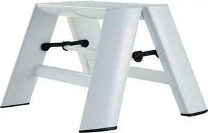 Hasegawa Ladders Ml1.0-1WH Step Ladder, White Hasegawa Ladders Ml1.0-1WH Step Ladder, White