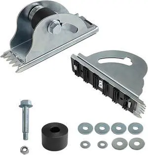 Ladder Feet for Extension Ladder, Anti-Skid Feet Accessories, Replacement Parts for Aluminum Ladders, 2-Pack Shoe Kit