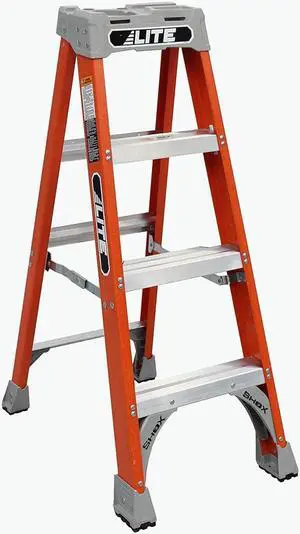 LITE 4-Foot Fiberglass Step Ladder, 300-Pound Load Capacity, Type IA, LP-3011-04