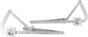 ECOTRIC 55-2 Replacement Attic Ladder Hinge Arms Compatible with 2010-UP Werner Mk 5, WU2210, W2208, W2210 Thick Zinc Attic Ladders Spreader- Pair