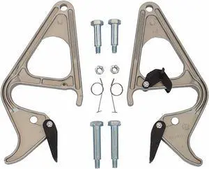Louisville Ladder PK100D Rung Lock Kit for Aluminum Extension Ladder, Gray