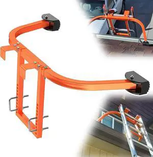 Ladder Stabilizer Accessory for Roof Gutter, roof Ladder stabilizer Easily attaches with U Bolt, Wing Span Wall Ladder Standoff, Stabilized Support, Sturdy and Durable, 375 lbs Weight Rating