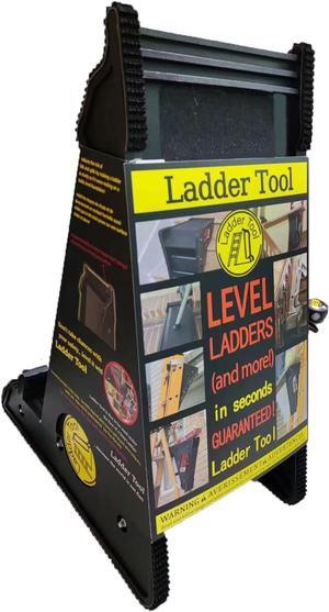 Ladder Leveler,Ladder Jacks,Ladder Stabilizer Tool with Storage Easy to Use for All Surfaces and Uneven Ground