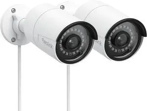 REOLINK 5MP PoE Security Camera, Outdoor Indoor Surveillance for home, Person/Vehicle/Pet Detection, Time-Lapse, 100ft IR Night Vision, Work with Smart Home, support 256GB SD Card, RLC-510A(Pack of 2)