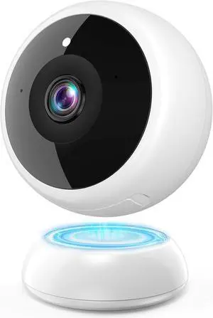 Magnetic Security Camera Wireless - 2K HD Video, AI Motion Detection, Battery Powered, Ease of Setup, 2-Way Audio,IR Color Night Vision, Waterproof, Outdoor & Indoor Surveillance