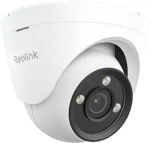 REOLINK CX820 ColorX PoE Security Camera, 4K UHD, True Color Night Vision, F1.0 Super Aperture, 1/1.8'' Image Sensor, HDR Technology, Person/Vehicle/Animal Detection, Spotlight & Siren Alarm
