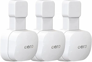 Tizomi Wall Mount Only for eero 6 & 6+ mesh Wi-Fi System (NOT for Pro 6/Pro 6E), Space Saving& Easily Be Moved Mount Bracket Holder for eero 6 Extender (3 Pack) Tizomi Wall Mount Only for eero 6 & 6+ mesh Wi-Fi System (NOT for Pro 6/Pro 6E), Space Saving& Easily Be Moved Mount Bracket Holder for eero 6 Extender (3 Pack)