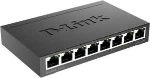 D-Link 8-Port Gigabit Unmanaged Ethernet Switch for Office, Media or Gaming D-Link 8-Port Gigabit Unmanaged Ethernet Switch for Office, Media or Gaming