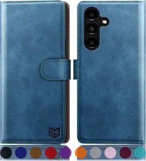 SUANPOT for Samsung Galaxy S24 5G Wallet case with RFID Blocking Credit Card Holder,Flip Book PU Leather Protective Cover Women Men for Samsung S24 Phone case Sky Blue SUANPOT for Samsung Galaxy S24 5G Wallet case with RFID Blocking Credit Card Holder,Flip Book PU Leather Protective Cover Women Men for Samsung S24 Phone case Sky Blue