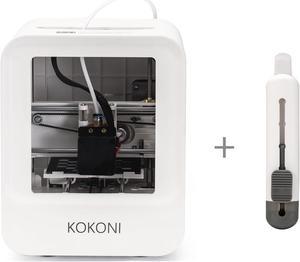 KOKONI-EC1 3D Printer and Utility Ceramic Knife Portable Easy-to-Use Wireless App Control