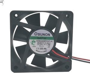 tajun 6cm 24V 1.7w KDE2406PHV1-a 3-wire silent fan 6015