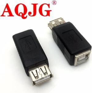 1pcs USB2.0 A female to B female A male to B female printer print converter adapter connector USB 2.0 connector Wholesale AQJG