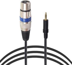 XLR 3pin Female to 3.5mm Male TRS Male Audio Converter Cable Audio Adapter Microphone Cables Cord Wire Line