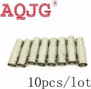 10pcs BNC Female to Female Inline Coupler Coax BNC Connector Extender for CCTV Camera Security Video Surveillance System AQJG