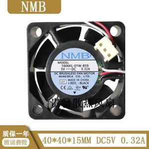 1606kl-01w-b59 NMB 4015 5V 0.32A 4cm / cm large air volume axial flow ball fan