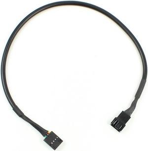 5Pin to 4Pin Fan Connector Adapter Converter Extension Cable Wire for Dell styles 5 pin Latch styles PC Laptop 40cm