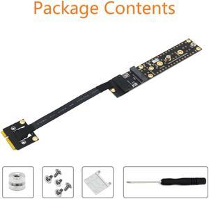 Mini PCIe Male To Key M Female Adapter Mini PCI-E to For NVME NGFF M.2 Key M Riser Converter for PCI-E Tester Extender