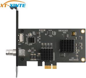 Dual-Channel SDI/HDMI-compatible HD PCIE Capture Card For Switch Game Live Broadcast PS4/NS Camera SLR 4k Recording Vmix