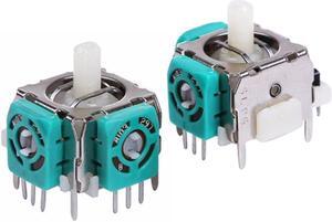 2Pcs Replacement part 3D Analog Joystick Thumb Stick Joystick Sensor Module For Nintend Switch NS Pro controller joypad