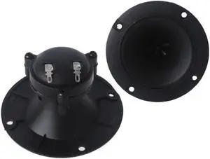 1 Pair 96mm  Speakers Tweeter Piezo Treble Piezoelectric Speaker Portable 3 Inches Diameter 9mm High Power Horn