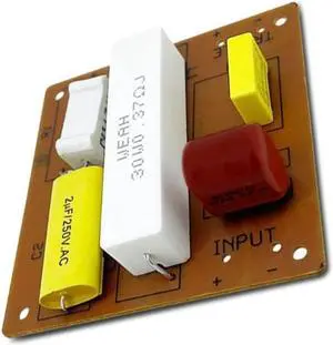 2 Way  Speaker Frequency Divider Module Treble Bass Hi-Fi  Crossover Filter Distributor Board for DIY Speaker