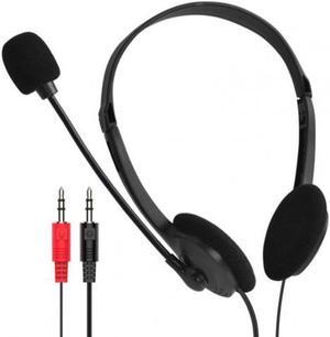 Practical Wired Headset Easy to Wear HD-compatible Sound 3.5MM Wired Over Ear Stereo Headset with Mic