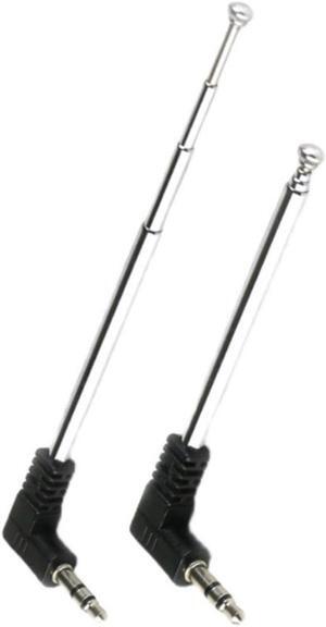 3.5mm Radio Receiver Antenna Stainless Steel Multi-Purpose Interface FM Radio