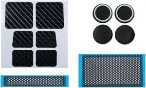 Game Console Dust-proof Protector Dust Filter/Rocker Caps with Protections Stickers Kit Gaming Accessory for Steam Deck