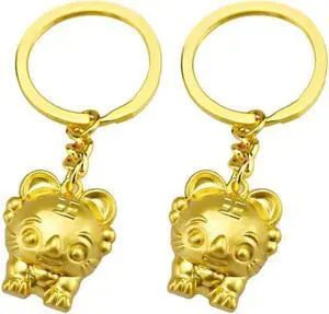 2Pcs High-quality Backpack Pendant Non-fading Scentless Gift 2022 Lucky Tiger Phone Pendant