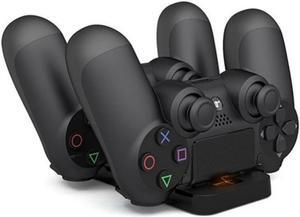For PS4 Controller and Move Navigation Handle Double Charger Dual Charger USB Dual Charging Powered Base Charger Accessories
