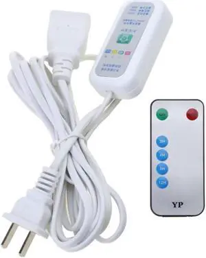 Universal US 60W Remote Extension Cable with 2-12 Hour Timing ON OFF Switch for Fan LED Light and more