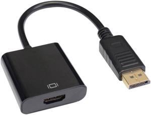 DP Male To HDMI-compatible Female Adapter Converter Adapter Video Audio Connector Fit For Laptop PC HD TV Computer