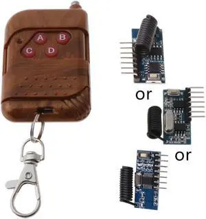 433Mhz Universal Wireless Remote Control 4 Channel with Board for Garage Door