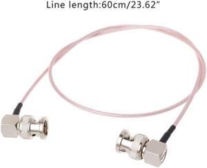 for HD  Video Connector Cable RG179 BNC Male To BNC Right Angle Plug For BMCC