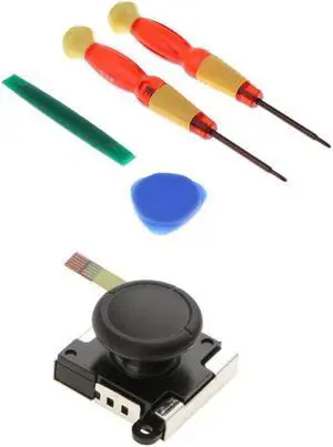 5Pcs Analog Joystick Thumb Stick Screwdrivers Kits Analog Thumb Stick With Repair Kit For Nintendo Switch Joy-Con