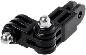 Prolong Extension Connector Adapter 3Way Pivot Arm Helmet Mount for gopro 543