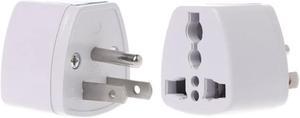 Universal UK EU AU to US 3PINS AC Power Socket Plug Travel Electrical Charger Ad