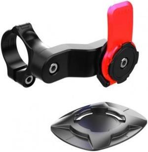 1 Set Simple Bike Phone Holder Sturdy Universal Black Stable Shockproof Rotating Phone Holder