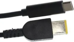PD Type C USB-C Input to Rectangle 11.0*4.5mm Power PD Charge Cable for ThinkPad X1 Carbon