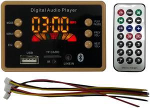 Bluetooth 5.0 car MP3 Bluetooth decoder board Support USB TF AUX FM EQ function Audio Radio Module For Car accessories