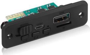 Bluetooth 5.0 MP3 Player Decoder Board DC 5V 6W Amplifier Hands-free Car FM Radio Module Support FM TF USB AUX Recorders