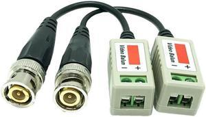 2Pcs (1 Pairs) AHD/CVI/TVI Twisted BNC CCTV Video Balun Passive Transceivers UTP Balun BNC Cat5 CCTV UTP Video Balun