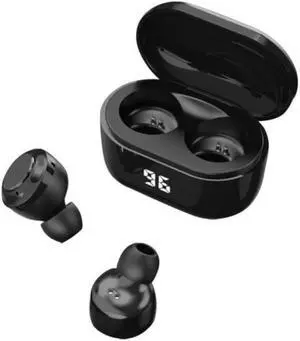 350mAh Headphones A6 TWS Mini Wireless Bluetooth- 5.0 HiFi Stereo Earphones with Digital Charge Box for iOS Android Noise Cancel