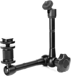 Upgraded 11 Inch Friction Arm for Camera Monitor Metal Mount Fixed Frame Adapter
