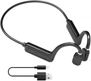 G1-1 Bluetooth5.1Bone Conduction Earphone Transmission Non-delayed Good Sound Effect Headset Waterproof Sensitive Ear-mounted